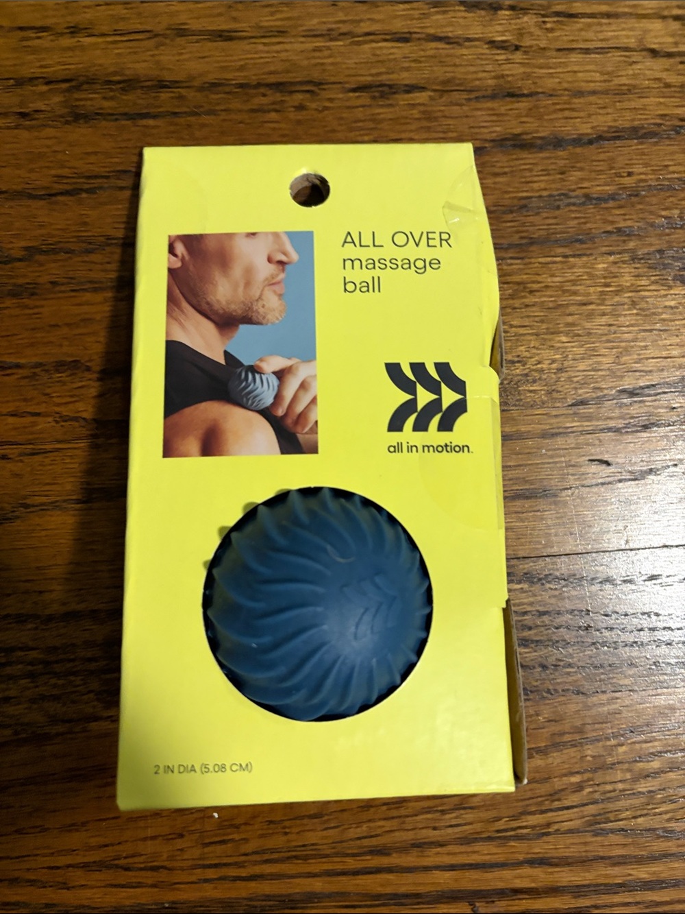 all in motion Blue Textured All Over Massage Ball